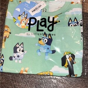 Little Sleepies Bluey jumper with pockets NWT